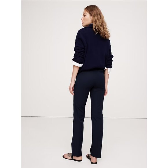 Banana Republic Sloan Pant - Red Textured - 10 - Excellent Pre-owned - Picture 2 of 9